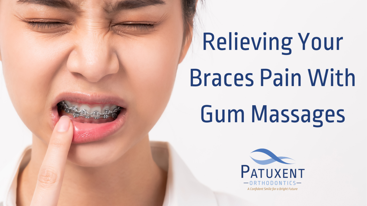 Relieving Your Braces Pain With Gum Massages