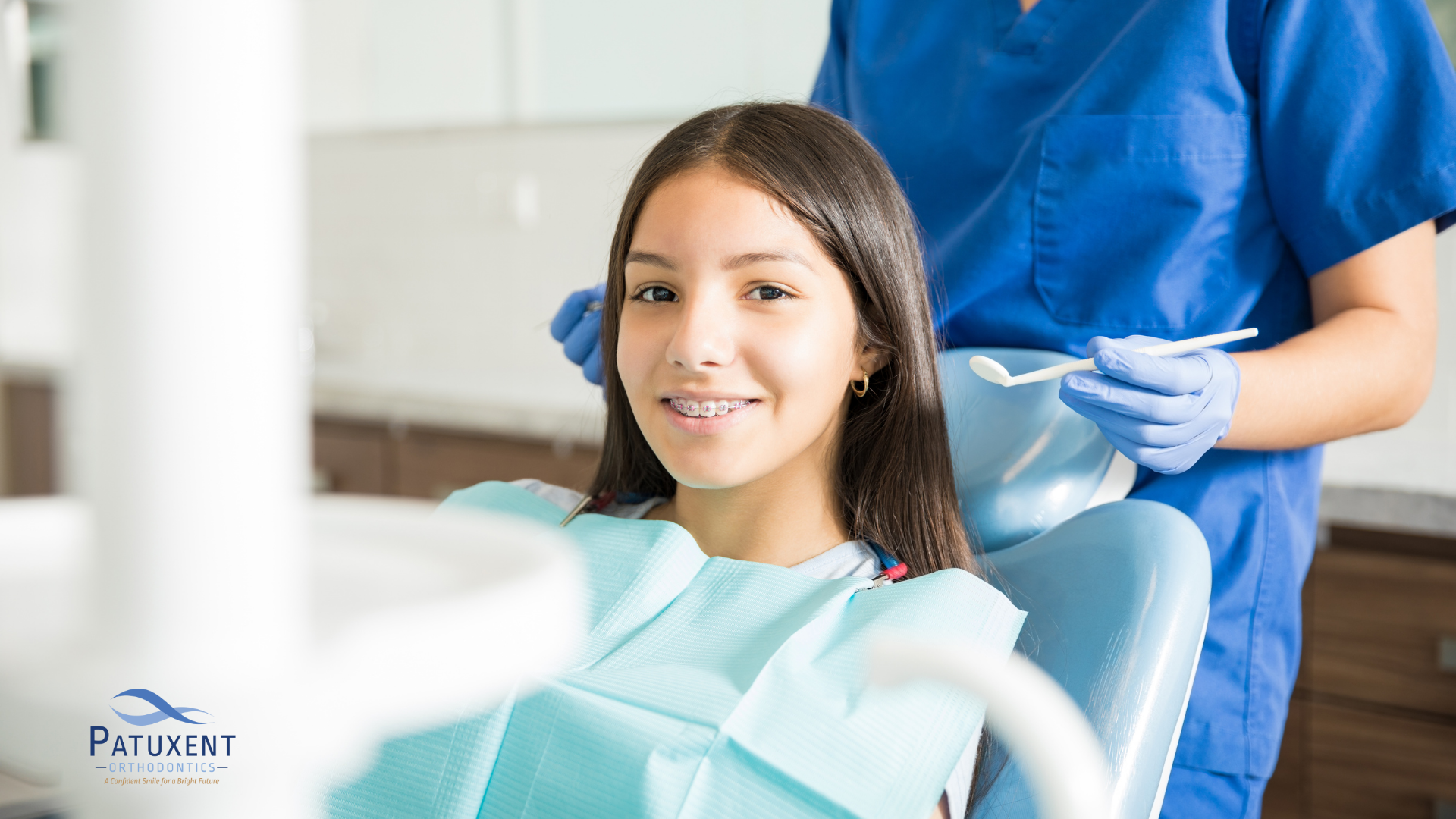 Girl with braces