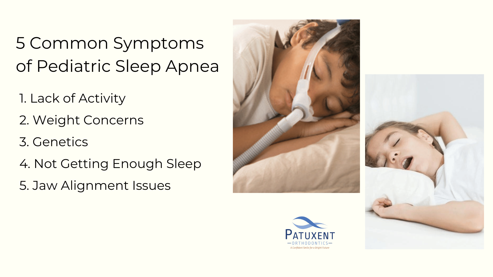 symptoms of pediatric sleep apnea