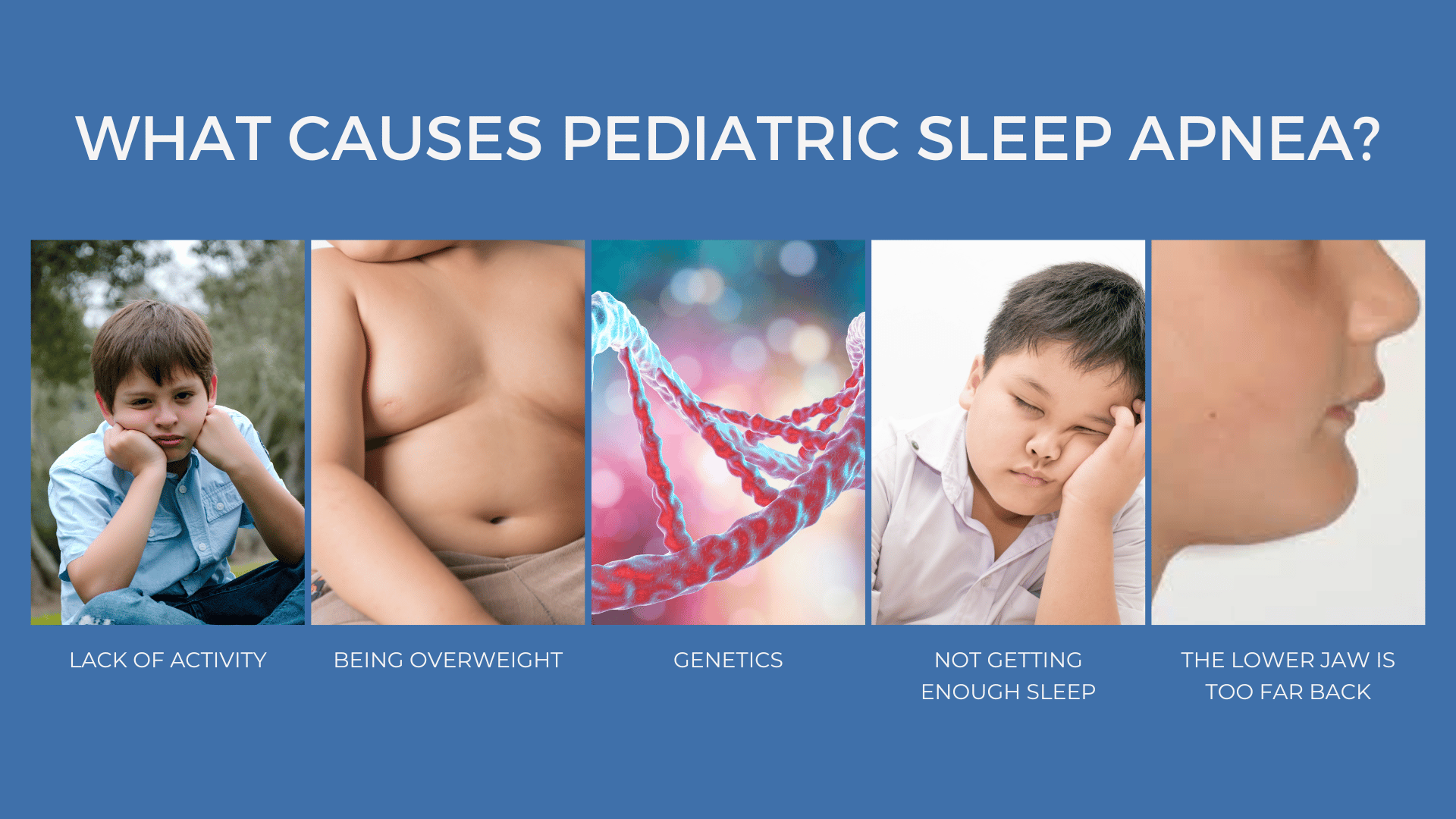 what causes pediatric sleep apnea